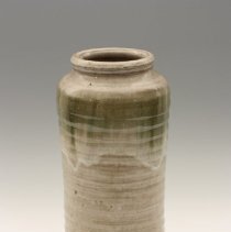 Vase with grey/brown glaze by Jim Whalen